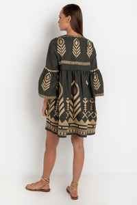 มาใหม่ชุดลำลองผู้หญิงปาร์ตี้แขนยาวกับชุดเย็บปักถักร้อยมือ - Product Image 4