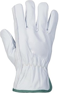 Guantes de piel de cabra genuina Guantes de moda sin forro con características antiestáticas de resistencia al calor de uso general - Product Image 4