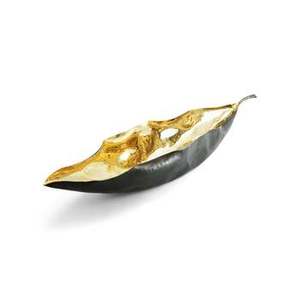 Leaf Design Metal Food Serving Bowl Trending New Arrival Perfect for Snacks and <b>Ramadan</b> <b>Gifts</b> High Quality Made in India - Product Image 2