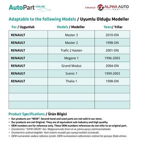 Poignée de déverrouillage du capot moteur pour Renault Scenic 1, Thalia 1 - Product Image 2