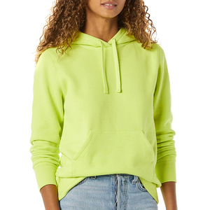 เสื้อมีฮู้ดระบายอากาศสำหรับผู้หญิงมีโลโก้สีทึบและสไตล์ล่าสุด - Product Image 1