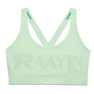 Soutien-gorge de sport de haute qualité pour femmes respirant Anti-rides doublure rembourrée coton léger réservoir actif adultes haut soutien avant - Product Image 1