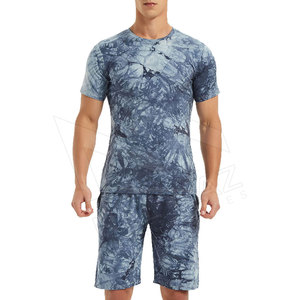 ชุดกางเกงขาสั้นแขนสั้นสำหรับผู้ชายชุดใส่ในฤดูร้อนชุดเสื้อผ้าระบายอากาศขนาดใหญ่พิเศษพิมพ์โลโก้ได้ตามต้องการ - Product Image 1