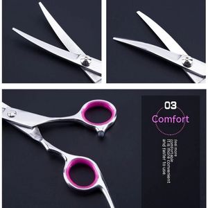 5 in 1 <b>Dog</b> Grooming Scissors Kit Safety Round Tips Professional Pet Grooming <b>Shears</b> Beauty Type - Product Image 4