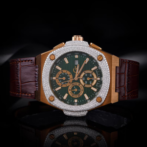 Luxe Icedown DEF VVS Moissanite Diamant Haute Qualité En Acier Inoxydable Mouvement Automatique Montres Mécaniques pour Hommes - Product Image 2