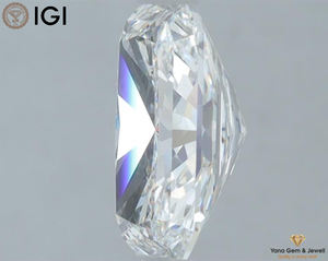 F couleur VS1 clarté 2.00 CARAT CVD forme rayonnante diamant laboratoire cultivé 8.95 MM IGI certifié pour bague de mariage - Product Image 5