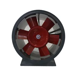 Horizontal type axial fan design