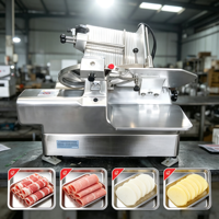 Machine à trancher la viande commerciale, trancheuse électrique pour bœuf, jambon, viande congelée, charcuterie