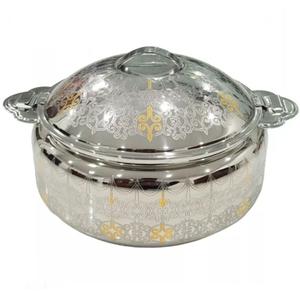 Casserole en bois de haute qualité avec couvercle supérieur en métal vaisselle de Table design classique servant des aliments marmite pour ornements de cuisine - Product Image 3