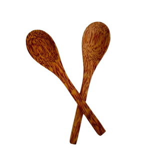 Mesa de cena de madera de haya, té, café, sopa, cuchara de bebé, cuchara mezcladora de madera para comer, cuchara agitadora, Mini cuchara de madera pequeña - Product Image 5