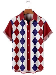 เสื้อยืดแขนสั้นติดกระดุมสำหรับผู้ชาย เล่นเทนนิสและแบดมินตัน พิมพ์ลายดิจิทัล โพลีเอสเตอร์ 100% แห้งเร็ว 180 กรัม - Product Image 4