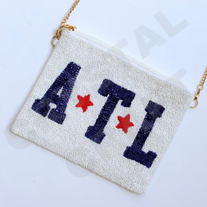 Monedero del zodiaco personalizado con billetera con cuentas de semillas Hermoso regalo de mamá para niñas-Con diseño de corazones - Product Image 5