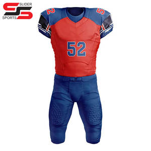 Barato diseño personalizado bordado fútbol americano Jersey alta calidad cosido joven fútbol americano uniforme ropa deportiva camisa - Product Image 2