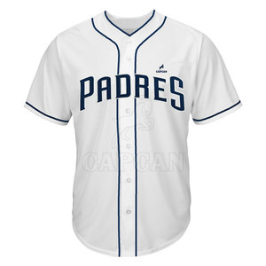 Vente en gros de haute qualité Jeunes Meilleurs designs Hommes Bouton par sublimation Pas Cher Impression personnalisée Maillots de baseball Ensemble d'uniformes de baseball - Product Image 2