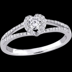 1 Ct piedra principal moissanita blanca anillo de compromiso de diamante hermoso anillo de plata esterlina VVS claridad para hombres y mujeres anillo de bodas - Product Image 4
