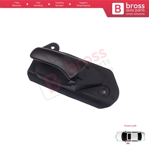Poignée de porte intérieure avant gauche noire BDP1422-1 pour Astra F MK3 T91 T92 1991-2001 90430129 - Product Image 2