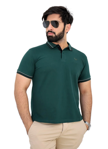 Men Polo Shirt Short Sleeve Casual Fashion Lightweight Breathable Cotton <b>Blend</b> Summer Shirt Classic Collar Button Front Stylish - Product Image 5