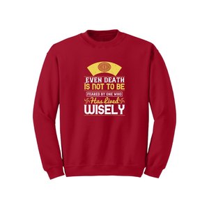 Sweat-shirt en mélange de coton avec des thèmes de bouddha imprimés Style décontracté 12 options de couleur 260-280 Placement de conception personnalisable GSM lourd - Product Image 6