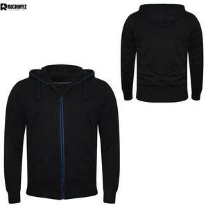 Sweat-shirts à fermeture éclair pour hommes, coupe classique, vêtements de mode, qualité supérieure, prix bas, polyester/coton, sweat-shirts à fermeture éclair pour hommes - Product Image 1