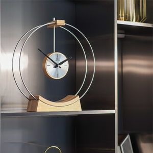 Montre de table élégante rétro en laiton montre décorative pour chambre salon et bureau décor de table - Product Image 4