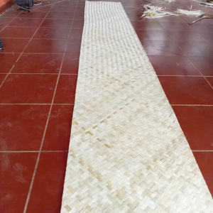 Rouleau de feuille de sangle de canne en bambou naturel tissé à la main, couverture de meuble d'ameublement écologique, projets d'artisanat pour la décoration intérieure - Product Image 3