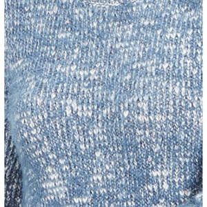 Maglione Casual da Donna Style & Co in Blu con Texture Effetto Ciglia, Taglia Media, per l'Autunno - Product Image 3