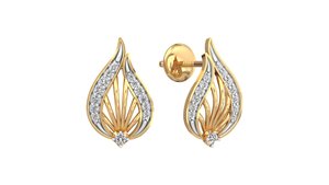 Bijoux en diamant de fête romantique or 14k et diamant cultivé en laboratoire et diamant naturel pour les femmes - Product Image 4