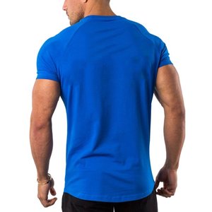 <b>Men's</b> Summer Custom Printing <b>T</b>-<b>Shirt</b> Gym Wear Workout Slim Fit Short Sleeve Round Neck Plain Blank <b>T</b>-<b>Shirts</b> For <b>Men</b> - Product Image 4