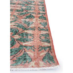 Alfombra de Lana Anudada a Mano de Gran Tamaño, Diseño Abstracto Rojo y Naranja, para Sala de Estar, Pasillo, Rectangular, Modelo Pae-2818 - Product Image 4