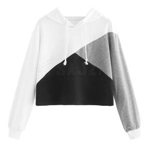 Ropa de mujer Cómodo Crop Top Sudaderas con capucha Venta caliente Calidad Premium Crop Top Sudaderas con capucha para mujeres - Product Image 1