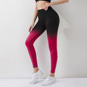 Leggings de sport sans couture haute performance pour femme, taille mi-haute, respirants, tissés, personnalisables, coupe confortable, style décontracté - Product Image 6