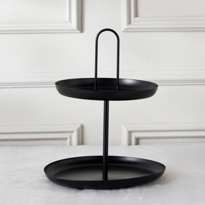 Modern Black Serving <b>Platter</b> for Parties and Home Decor - Product Image 2