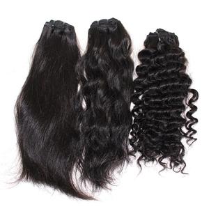 Venta caliente 100% Paquetes de cabello virgen Remy indio sin procesar con ondas sueltas hinchables Sin enredos Temple Hair - Product Image 2