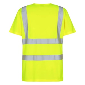 Chemise haute visibilité drapeau néon vert réfléchissant nom personnalisé vêtements de travail de sécurité t-shirt de sécurité pour hommes - Product Image 6