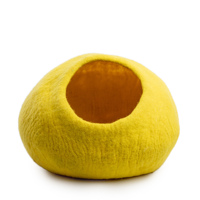 Modern premium kleine kattenholletje gestreept dierenpatroon wollen stijl comfortabel huisdierenbed in regenboogkleuren vilt cadeau voor honden