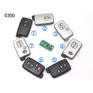 Llave de Control remoto inteligente para coche Toyota 314, 2-4 botones, 5300 mhz, venta al por mayor