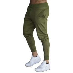 Pantalones deportivos de algodón de alta calidad para correr, pantalones de chándal personalizados para gimnasio, entrenamiento, correr, atléticos, ajustados para ejercicio de primavera - Product Image 2