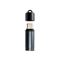 YZNRR Llavero Encendedor USB Tipo-C Macho Mini para Cigarrillos, Adaptador de Batería Externa para Portátil y Teléfono Móvil, Inflador de Emergencia Seguro