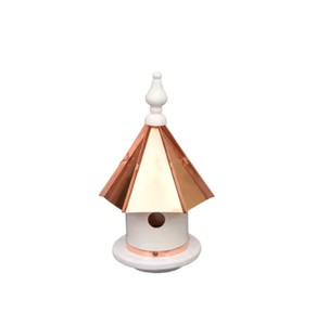 Casas de pájaros, artes indias creativas, casa de pájaros colgante decorativa de Metal, muebles para mascotas, cabaña de descanso y casa de vida para animales pequeños - Product Image 5