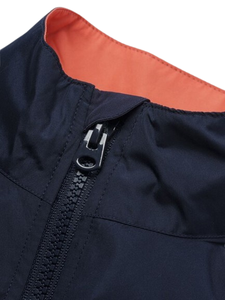 Veste coupe-vent imperméable à fermeture éclair avec logo personnalisé, veste coupe-vent tissée pour l'automne, veste de sport pour hommes, vente en gros - Product Image 4