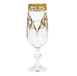 Verre à vin rouge de luxe de 220 ml, gobelet avec bord doré, design <span class=keywords><strong>transparent</strong></span>, style vintage du Moyen-Orient, plaqué or pour la bière - Product Image 6