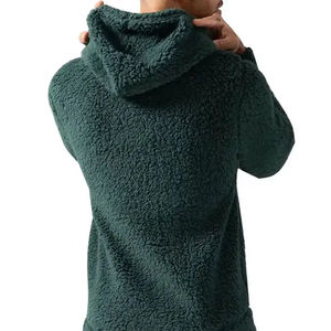 New Style Warm Fur <b>Sherpa</b> Pullover <b>Hoodie</b> with Custom Logo Embroidered Design 100% Cotton Unisex Streetwear <b>Sherpa</b> <b>men's</b> hoodies - Product Image 6