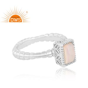 Best Quality Fine Sterling <b>Silver</b> Natural Ethiopian <b>Opal</b> Gemstone Statement <b>Ring</b> Custom Jewelry Manufacturer - Product Image 3