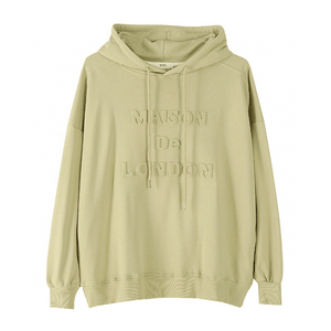 Nouveau sweat à capuche gaufré confortable à manches longues personnalisé à la mode fabriqué en usine prix bon marché pull à capuche gaufré - Product Image 4