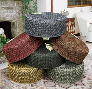 Casquette afghane en polyester brodé en gros chapeau musulman kufi pour Namaz et vêtements islamiques, couvre-chef traditionnel et modeste pour hommes - Product Image 4