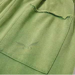 2025 vente directe d'usine hommes lavage à l'acide Shorts Logo personnalisé solide lavage à l'acide Shorts à prix raisonnable - Product Image 5