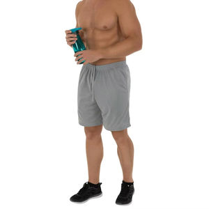 Top Trending <b>Men's</b> Mesh <b>Shorts</b> Custom Made Solid Color Elastic Waist Drawstring New Style <b>Knee</b> <b>Length</b> Plain Dyed - Product Image 1