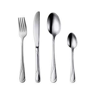 Juego de Cubiertos Clásicos de Acero Inoxidable, Tenedor, Cuchara, Cuchillo, Cubiertos para Hotel, Restaurante, Vajilla de Mesa - Product Image 5