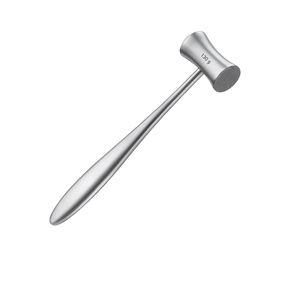 Maillet de marteau à tête dentaire 185 mm 7.14 "Diam 25 mm en acier inoxydable 234 g 130 g marteaux à os orthopédiques maillets - Product Image 2