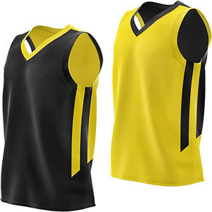 Maillot de basket-ball pour hommes en maille de haute qualité, prix d'usine en gros, impression personnalisée, respirant - Product Image 3